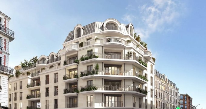 Achat / Vente immobilier neuf Asnières-sur-Seine à 6 min à pied du métro Ligne 13 (92600) - Réf. 11387