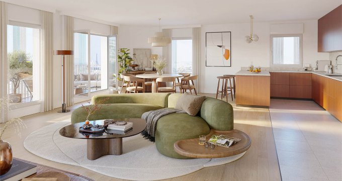 Achat / Vente immobilier neuf Issy-les-Moulineaux à deux pas du RER C (92130) - Réf. 12794