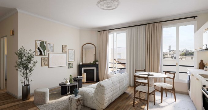 Achat / Vente immobilier neuf Levallois-Perret réhabilitation à 15min des quais de Seine (92300) - Réf. 12955