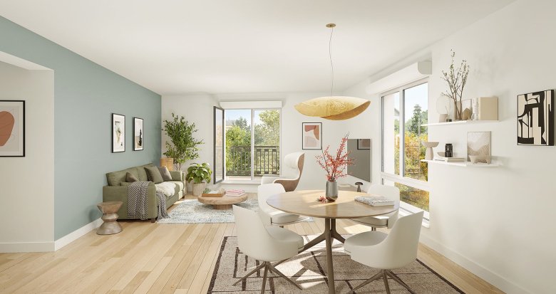 Achat / Vente immobilier neuf Antony secteur résidentiel à 9 min de marche de la gare RER B (92160) - Réf. 13472