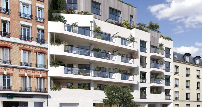 Achat / Vente immobilier neuf Asnières-sur-Seine à 750m du métro 13 Les Agnettes (92600) - Réf. 8683