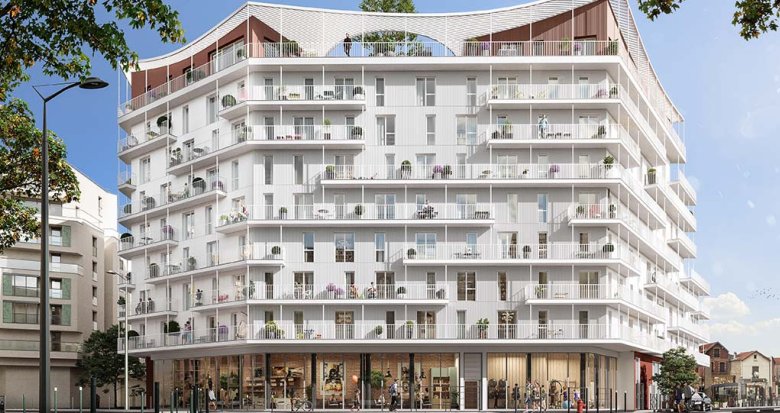 Achat / Vente immobilier neuf Bois-Colombes à 10 min à pied du métro (92270) - Réf. 7463