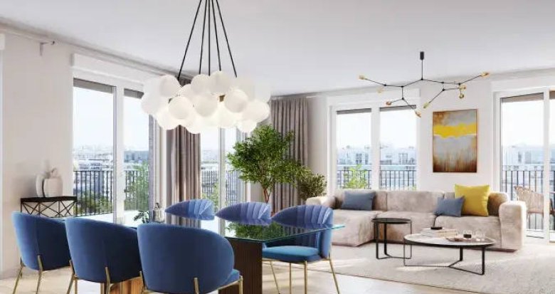 Achat / Vente immobilier neuf Boulogne-Billancourt éco-quartier Rives de Seine (92100) - Réf. 13836