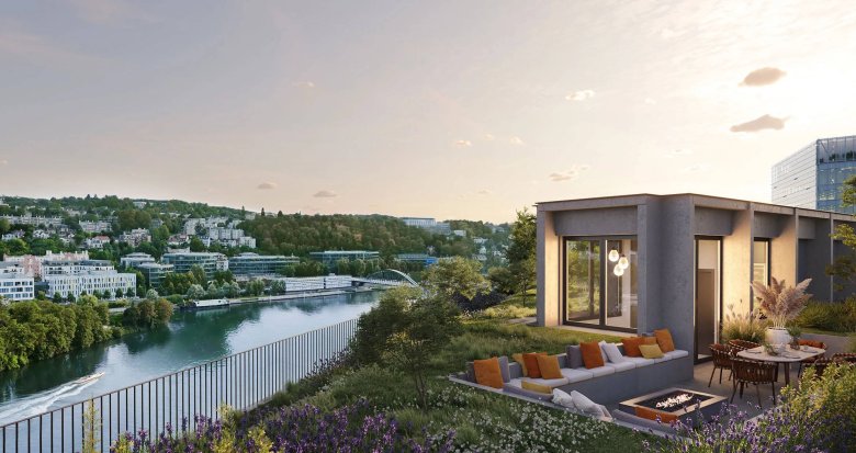 Achat / Vente immobilier neuf Boulogne-Billancourt éco-quartier Rives de Seine (92100) - Réf. 13836