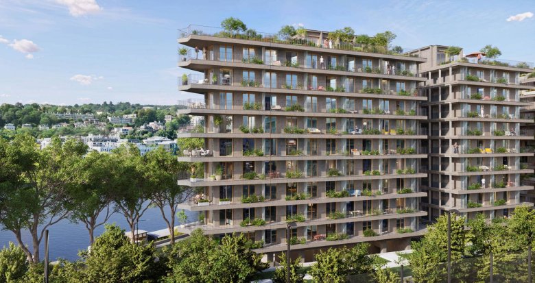 Achat / Vente immobilier neuf Boulogne-Billancourt éco-quartier Rives de Seine (92100) - Réf. 13836