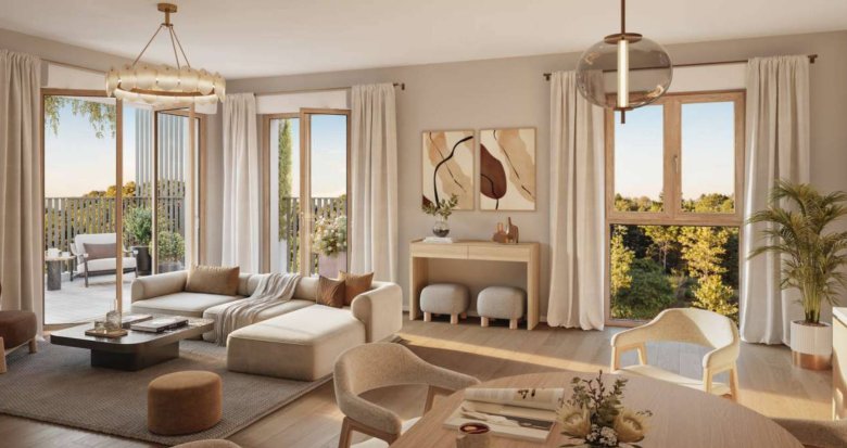 Achat / Vente immobilier neuf Châtenay-Malabry écoquartier LaVallée proche tram 10 (92290) - Réf. 12172
