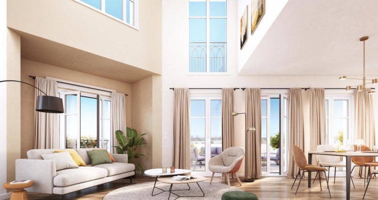 Achat / Vente immobilier neuf Clamart au coeur du nouveau quartier Grand Canal (92140) - Réf. 6425