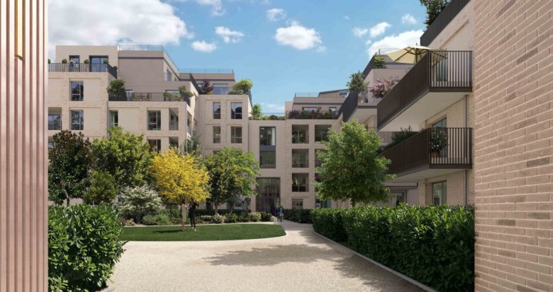Achat / Vente immobilier neuf Garches vue sur l'hippodrome de Saint-Cloud (92380) - Réf. 7634