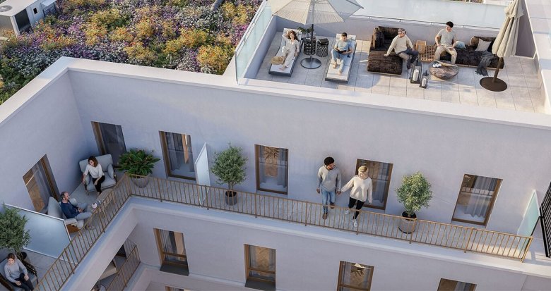 Achat / Vente immobilier neuf La Garenne-Colombes à 10 min du quartier d'affaires La Défense (92250) - Réf. 13886