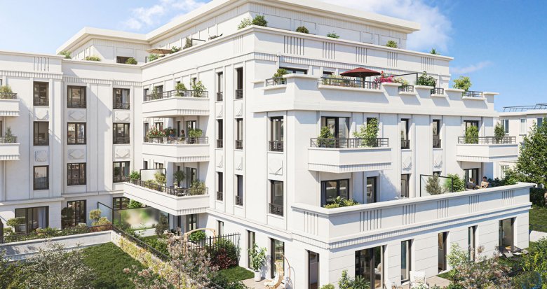 Achat / Vente immobilier neuf Le Plessis Robinson Cité-Jardin à 14 min à pied du RER B (92350) - Réf. 13548