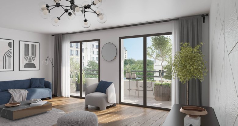 Achat / Vente immobilier neuf Paris 12 à proximité du Tram et Metro Portes de Charenton (75012) - Réf. 8419