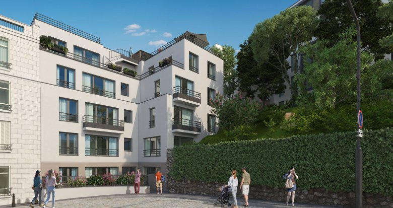 Achat / Vente immobilier neuf Paris 19 proche du Parc des Buttes-Chaumont (75019) - Réf. 6694