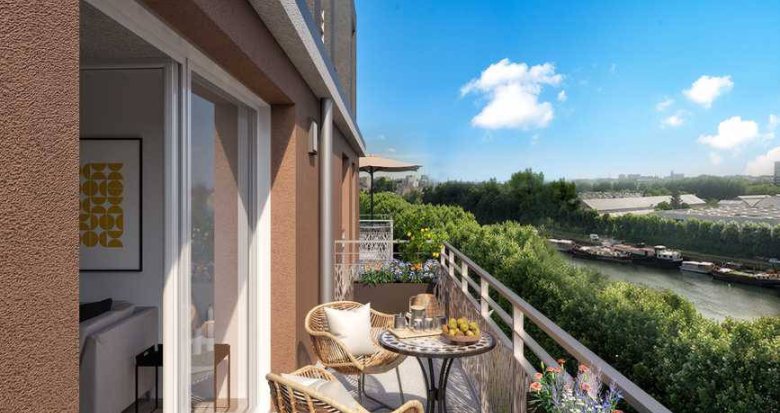 Achat / Vente immobilier neuf Villeneuve-la-Garenne, à 10 min du Tram 1 (92390) - Réf. 7585