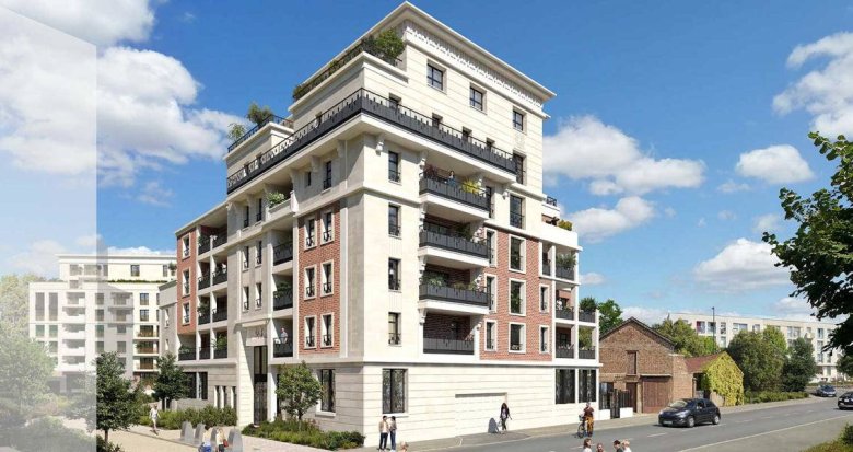 Achat / Vente immobilier neuf Villeneuve-la-Garenne à 35 min de Paris en métro (92390) - Réf. 11319