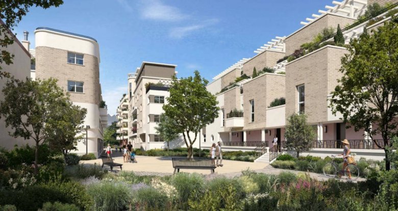Achat / Vente immobilier neuf Villeneuve-la-Garenne à 35 min de Paris en métro (92390) - Réf. 11319
