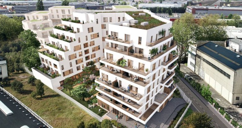 Achat / Vente immobilier neuf Villeneuve-la-Garenne proche du tram T1 et de la future ligne 15 (92390) - Réf. 8394