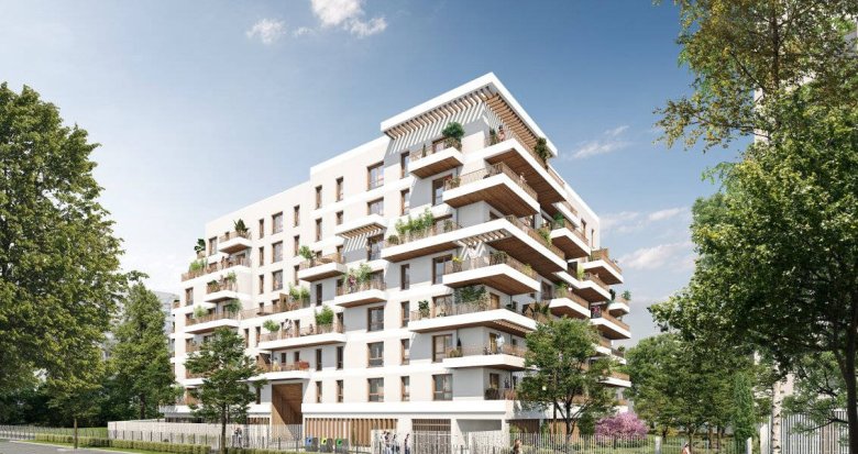 Achat / Vente immobilier neuf Villeneuve-la-Garenne proche du tram T1 et de la future ligne 15 (92390) - Réf. 8394