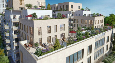 Programme immobilier neuf Les Portes de Seine - Asnières-sur-Seine adresse neuve proche Seine et RER C (92600) - Référence : 17264