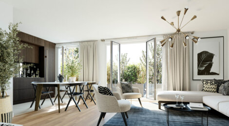 Programme immobilier neuf Villa des Arts II - Asnières-sur-Seine : Résidence studio–T4 avec cadre élégant et confort optimisé proche des transports (92600) - Référence : 6673