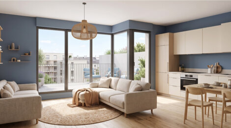 Programme immobilier neuf Les Vergers de Châtenay - Châtenay-Malabry : Résidence studio–T5 avec cadre verdoyant et confort optimisé proche des transports (92290) - Référence : 6819