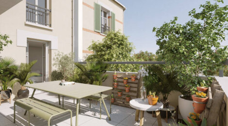 Programme immobilier neuf PAVILLON GARNIER - Châtenay-Malabry : Résidence T2–T5 avec cadre pavillonnaire et confort optimisé proche des commodités (92290) - Référence : 6385