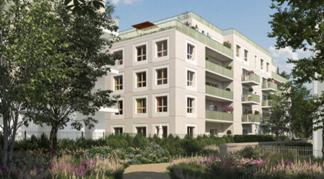 Programme immobilier neuf Flore 2 - Châtenay quartier Malabry LaVallée à proximité immédiate du tramway T10 (92290) - Référence : 16616
