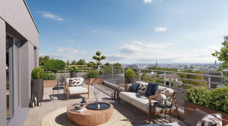 Programme immobilier neuf Les Terrasses du Belvédère - Châtillon : logements neufs proches du tramway T6 et du centre-ville (92320) - Référence : 9313