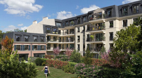 Programme immobilier neuf La Boisserie - Clamart : logements neufs sécurisés et verdoyants proche des transports (92140) - Référence : 15312