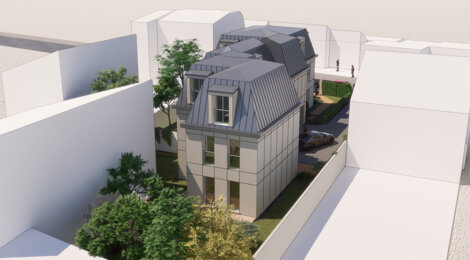 Programme immobilier neuf 204 Renaudin - Clamart maisons à deux pas de de la gare Transilien N (92140) - Référence : 12789