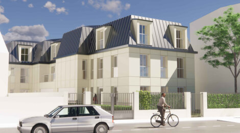 Programme immobilier neuf 204 Renaudin - Clamart maisons à deux pas de de la gare Transilien N (92140) - Référence : 12789