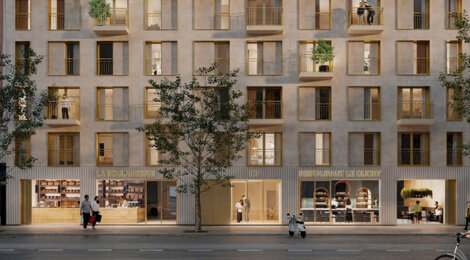 Programme immobilier neuf LE 107 - Clichy appartements neufs près métro 14 et RER C (92110) - Référence : 17316