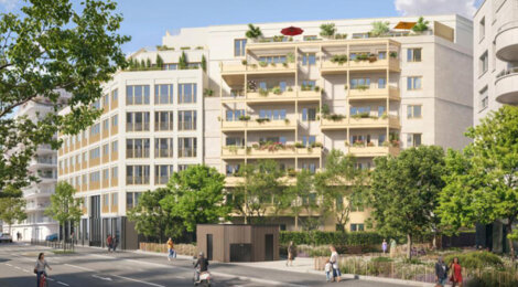 Programme immobilier neuf LATITUDE SEINE - Clichy logements du studio au 5 pièces près de Paris (92110) - Référence : 17818