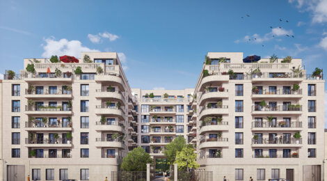 Programme immobilier neuf CARRÉ MARTRE - Clichy proche de Paris par la ligne 14 (92110) - Référence : 16213