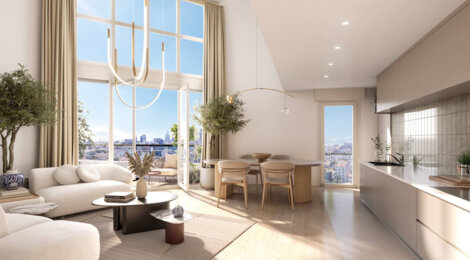 Programme immobilier neuf Rooftop 2 - Colombes à proximité du T2 et du futur T1 vers La Défense (92700) - Référence : 16324