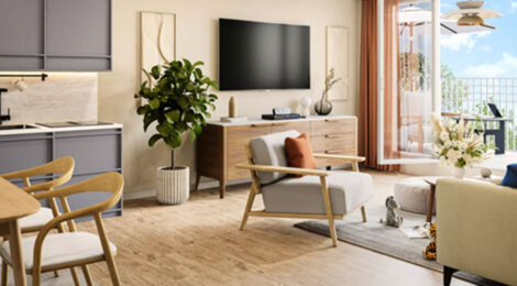 Programme immobilier neuf Esprit Valmy - Colombes cadre urbain proche gare du Stade et tram T1 (92700) - Référence : 17616