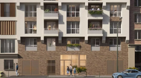 Programme immobilier neuf Esprit Valmy - Colombes cadre urbain proche gare du Stade et tram T1 (92700) - Référence : 17616