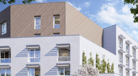 Programme immobilier neuf Opus 2 - Colombes résidence étudiante moderne proche T2 studios équipés (92700) - Référence : 17205