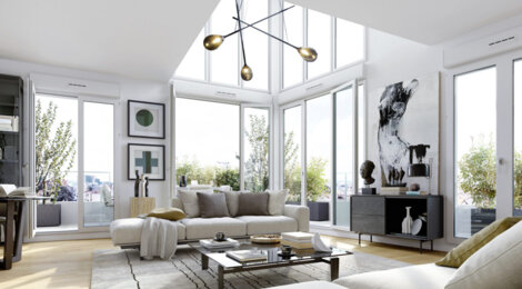 Programme immobilier neuf Les Terrasses Bel Air - Colombes : Résidence T2–T5 avec cadre contemporain et confort optimisé proche des transports (92700) - Référence : 14245