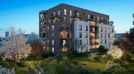 Programme immobilier neuf Carré Caillebotte - Colombes résidence verdoyante proche gare Transilien J (92700) - Référence : 17611