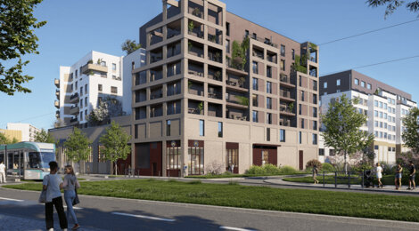 Programme immobilier neuf Carré Caillebotte - Colombes résidence verdoyante proche gare Transilien J (92700) - Référence : 17611