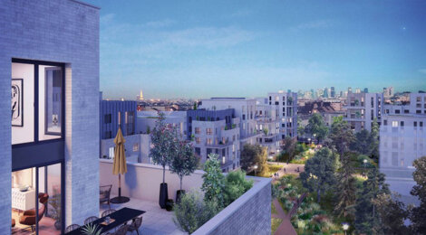 Programme immobilier neuf OVATION MAGELLAN - Colombes : résidences neuves avec terrasses et ascenseur près des berges (92700) - Référence : 14184