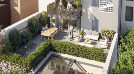Programme immobilier neuf RIVE SAINT GERMAIN - Issy-les-Moulineaux proche RER C et tram T2 (92130) - Référence : 16580