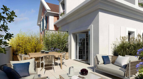 Programme immobilier neuf Agapanthe - Le Plessis-Robinson : Résidence studio–T5 avec cadre vénitien et confort optimisé proche des commodités (92350) - Référence : 14254