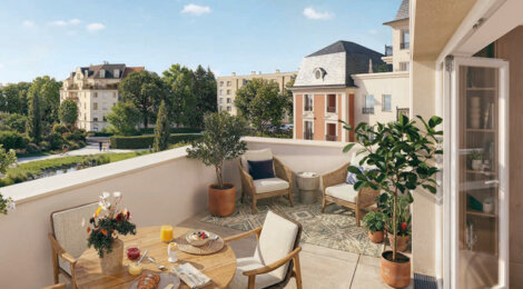 Programme immobilier neuf SCENE 3 - QUARTIER DES ARCHITECTES - Le Plessis-Robinson résidence verdoyante à 200 m du tram T10 (92350) - Référence : 18522