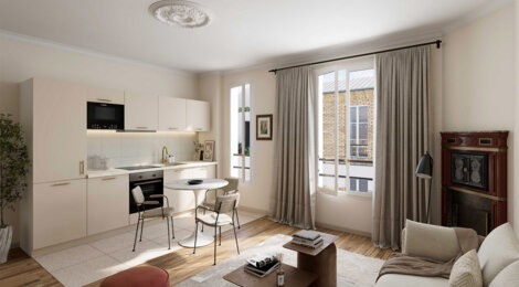 Programme immobilier neuf MARJOLIN - Levallois-Perret réhabilitation à proximité des quais de Seine (92300) - Référence : 18139
