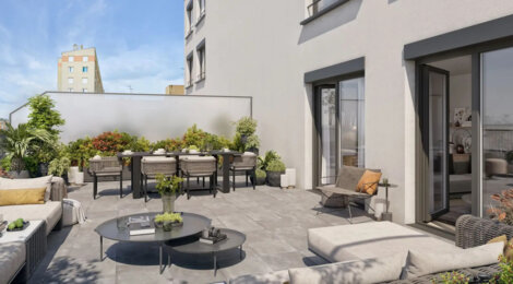Programme immobilier neuf CARDINAL 8 - Montrouge à proximité commerces et métros lignes 13 et 4 (92120) - Référence : 8329