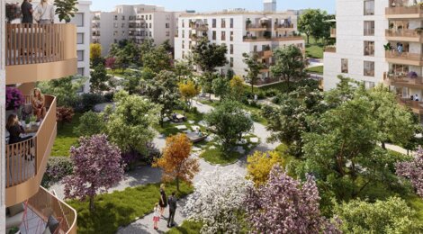 Programme immobilier neuf EKLO - Nanterre logements du 2 au 4 pièces près du parc André-Malraux (92000) - Référence : 17766