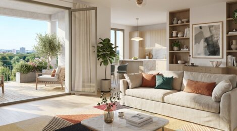 Programme immobilier neuf Jardin Hanaé - Petit Nanterre - Nanterre proche du tram T2 (92000) - Référence : 16635