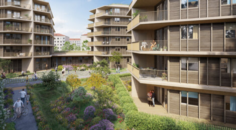 Programme immobilier neuf Les Terrasses des Muguets - Nanterre quartier des Muguets à proximité du tramway (92000) - Référence : 16636
