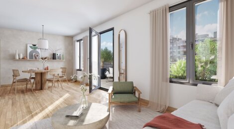 Programme immobilier neuf LES TERRASSES DE LA ROTONDE - Paris 12 à deux pas du métro 8 Porte de Charenton (75012) - Référence : 8875